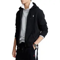 Ralph Lauren per uomo. 710888282001 Felpa a doppia maglia con cerniera nera (XL), Nero, Casual, Cotone, Manica lunga