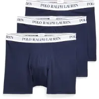 Ralph Lauren per uomo. 714830300035 Confezione da tre boxer blu (S), Homewear, Cotone