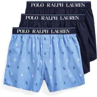 Ralph Lauren Mutande uomo WOVEN BOXER X3 uomini - Blu - EU XXL