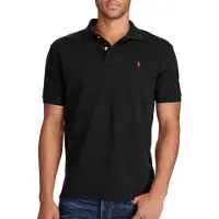 Ralph Lauren per uomo. 710782592001 Polo in piqué nero (S), Casual, Cotone, Manica corta