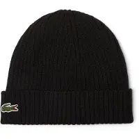 Lacoste Berretto Lana Black Nero