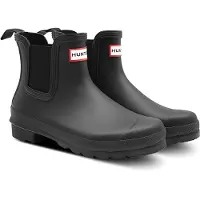 Hunter Boots Original Chelsea Stivali di gomma Uomo (42, nero)