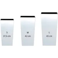 Wellhome Vaso Quadrato Urbi 11.4/16.3/quadrato 19l 3 Unità