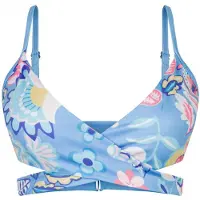 Boochen Women's Arpoador Top Parte superiore bikini Donna (XS, blu)
