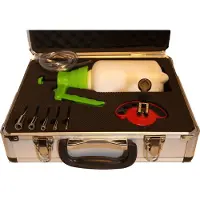 SADU Set di Frese Diamantate per Piastrelle Elettroplaccate con Miniguida e Raffreddamento ad Acqua