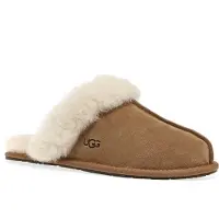 Ugg per donna. 1106872 Sneaker Scuffette II in pelle marrone (40), Basso, Homewear