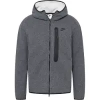 Nike Felpa Cappuccio Zip Uomo Sportswear Tech Fleece Full-zip Winter Hoodie Black/black