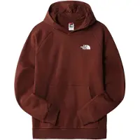 The North Face Felpa Cappuccio Uomo Raglan Red Box Hd Dark Oak