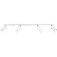 Sollux Lampada a soffitto RING 4L bianco 4xGU10 10W acciaio 16x6x80cm