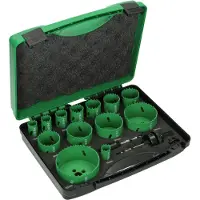 HiKOKI 752177 set di seghe a tazza da 13 pezzi in cassetta - BI-Metallo
