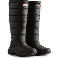 Hunter Boots Women's Intrepid Tall Snow Boot Scarpe invernali Donna (38, nero)