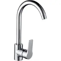 EDM Miscelatore monocomando per lavello con bocca alta. edm