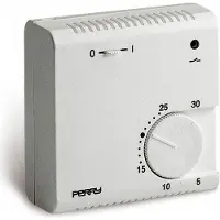 Big Buy Cooking Termostato elettronico a espansione di gas serie "teg" con indicatore luminoso e selettore "On/Off" Colore bianco perry