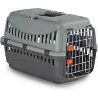 Nayeco Transportin porta da viaggio in metallo con serratura di sicurezza con standard iata 48x32x31cm