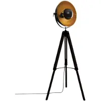Atmosphera Atmosp Interior designer Lampada Lampa lahti kovové døevo plastové èerné 156,5 cm x 65 cm x 57 cm