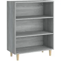 vidaXL Credenza Grigio Sonoma 69,5x32,5x90 cm Materiale a base di legno