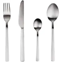Big Buy Cooking Set Di Posate Riciclate Sg7770 Matt Acciaio Inossidabile 24 Unità