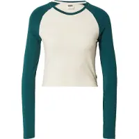 Urban Classics Top A Maniche Lunghe Organic Cropped Retro Baseball