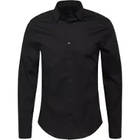 Armani Exchange per uomo. 8NZC31ZN28Z1200 Camicia sportiva nera (XS), Nero, Casual, Da sera, Cotone, Classico, Manica lunga