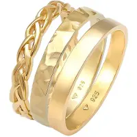 Elli Anello 'Organic' oro