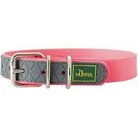Hunter Collar Convenience Collari per cani (Halsumfang 38-46 cm - Breite 2,5 cm, rosa)
