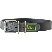 Hunter Collar Convenience Collari per cani (Halsumfang 42-50 cm - Breite 2,5 cm, nero)