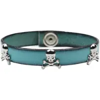 Scalpers Braccialetto blu / argento