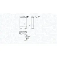 MAGNETI MARELLI riscaldatore VW GOLF IV