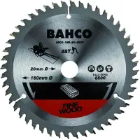 Bahco Lama Per Sega Circolare Con 48 Denti Per Seghe A Tuffo Nel Legno 165 Mmx20 Mm
