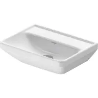 Duravit D-Neo lave-mains, 450x335mm, sans trou pour robinet, sans trop-plein, blanc brillant, 0738450070, 0738450070