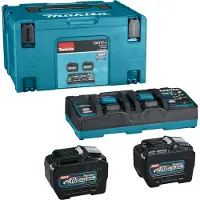 Diadora Kit di alimentazione a batteria 2 x 8,0 Ah, XGT 40 V max 40 V max - Li-ion - 8,0 Ah - 2 batterie