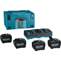 Diadora Kit di alimentazione a batteria ricaricabile 4 x 8,0 Ah, XGT 40 V max 40 V max - Li-ion - 8,0 Ah - 4 batterie ricaricabili