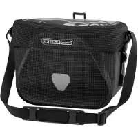 Ortlieb Ultimate High-Vis Borsa da manubrio (6,5 l, nero)