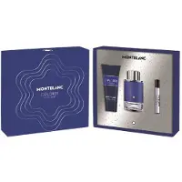 Mont Blanc Explorer Ultra Blue set regalo EDP 100 ml, EDP in miniatura 7,5 ml e gel doccia 100 ml — Eau de Parfum