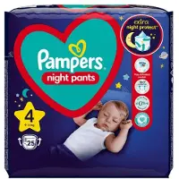 Pampers Night Pants Taglia 4 9-15 kg 25 pezzi — Pannolini notte