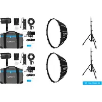 Nanlite Forza 60 II LED dual kit (con stativo e softbox)