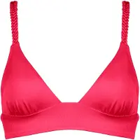 Watercult Women's Makramé Love Bikini Top 7039 Parte superiore bikini Donna (44 - Cup: C, fuchsia/rosso)