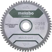 Metabo Lama Per Sega Circolare Per Legno 628066000 216 Mm