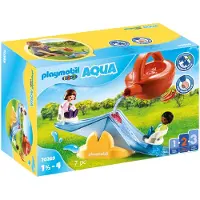 Playmobil 70269 1.2.3 Altalena D´acqua Con Annaffiatoio