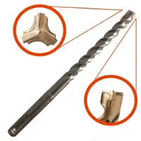 Diager Punta Booster SDS-PLUS - Ø 18 mm - L.310 mm - 3 taglienti - 113D18L0310