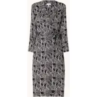 Reiss Georgina Midi Dress — Cream/black Taglia: 8 | Abiti Midi Outlet | Donna | Bianco