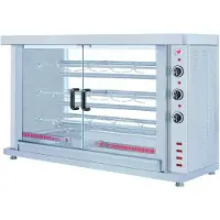 CombiSteel Griglia elettrica per pollo con 3 spiedini