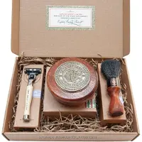 Captain Fawcett Set (sh/soap/110 g + sh/brush/1 pcs + razor/1 pcs)