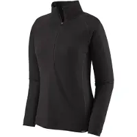 Patagonia Women's Cap Midweight Zip Neck Intimo sintetico Donna (L, nero)