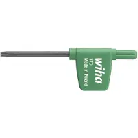 Wiha Cacciavite TX, misura 9x40 mm, lunghezza totale 74 mm, acciaio al cromo-vanadio brunito, con impugnatura a bandierina, per portacacciaviti da banco - 3728