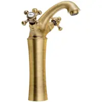 Sapho Miscelatore per lavabo ANTEA, alto, con scarico a scomparsa 245 mm, bronzo