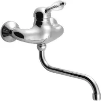 Sapho Kirké - Miscelatore per lavabo, leva in cristallo, cromo KI15KC