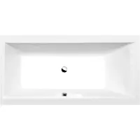 Hak Handelsagentur Koch CLEO vasca rettangolare con piedini 160 x 70 x 48 cm, bianco