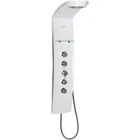 Polysan Pannello doccia LUK 250x1300mm con miscelatore termostatico, montaggio a parete