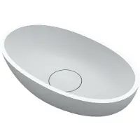 Riho Escala lavabo à poser, SOLID Surface, ovale, W030001105, W030001105